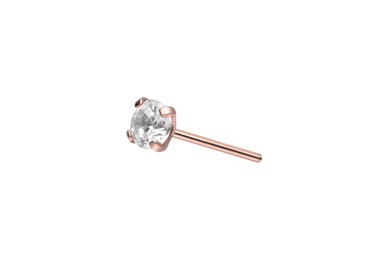 Titan Aufsatz mit Push Pin EINGEFASSTER KRISTALL