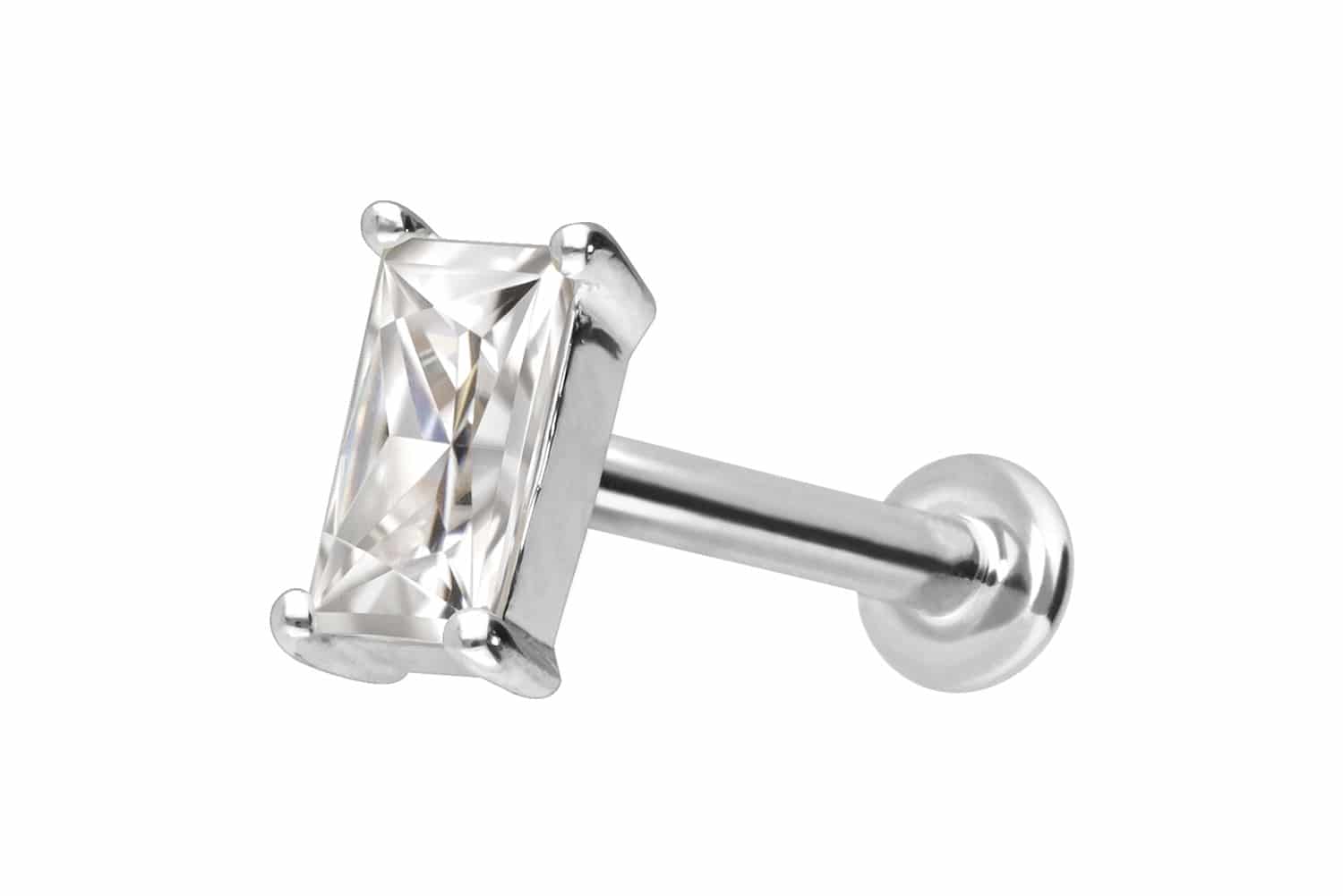 PIERCINGLINE Piercing Stecker 14 Karat Gold Labret mit Innengewinde - Bild 18 von 34