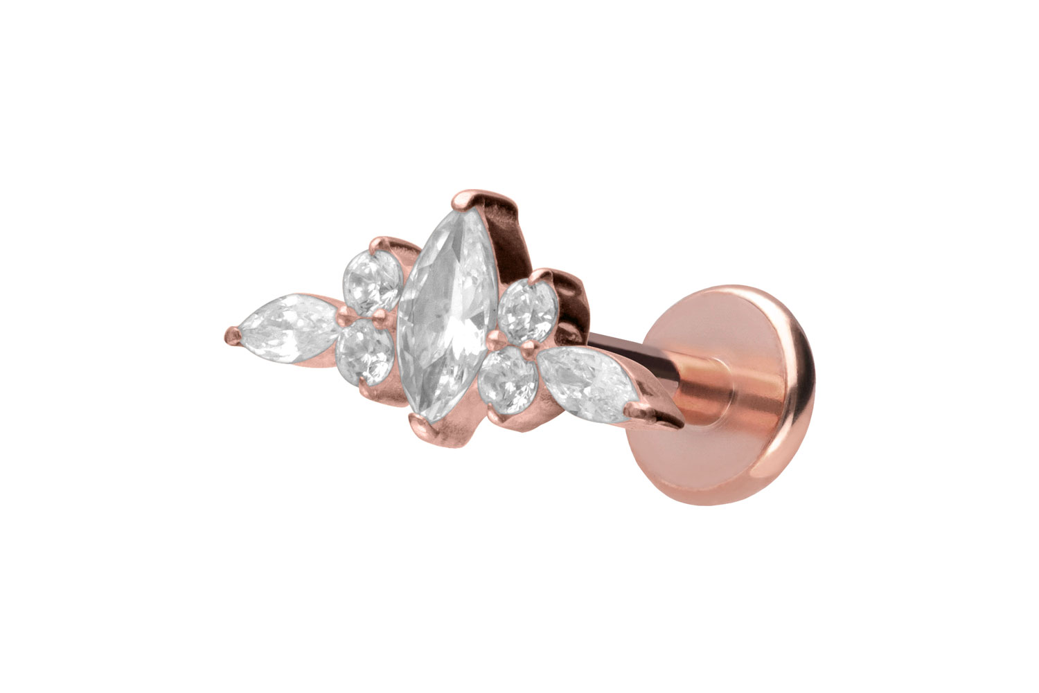 Titan Labret mit Push Fit DESIGN