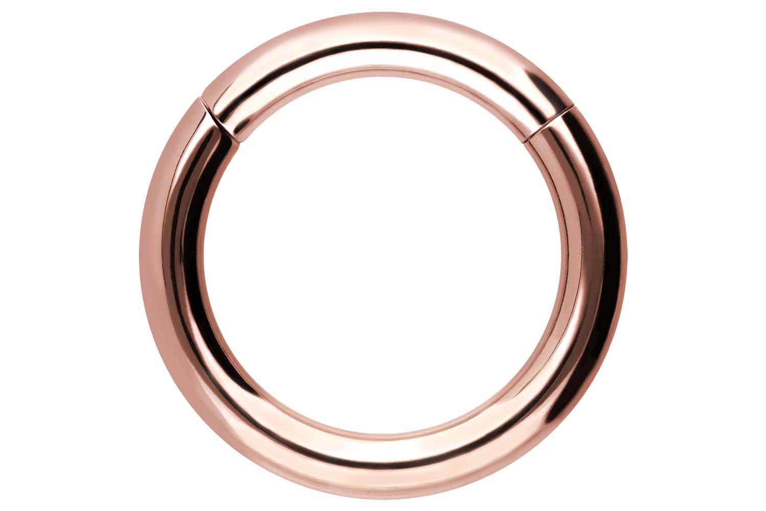 Titanium segment ring clicker
