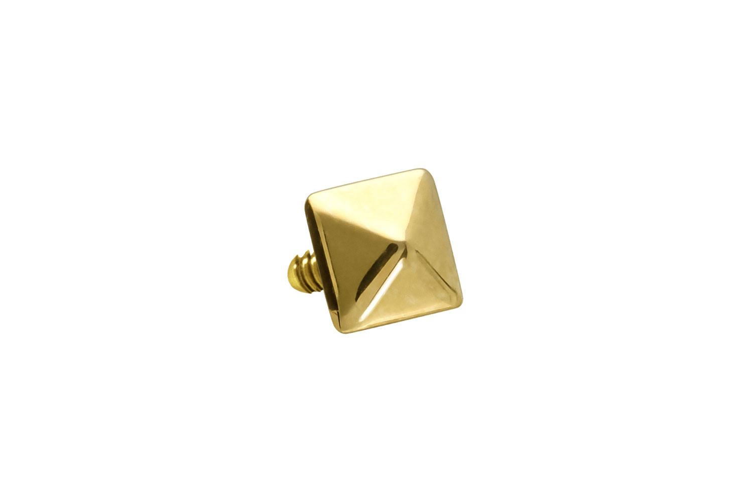 Titanium screw-in attachment with external thread PYRAMID