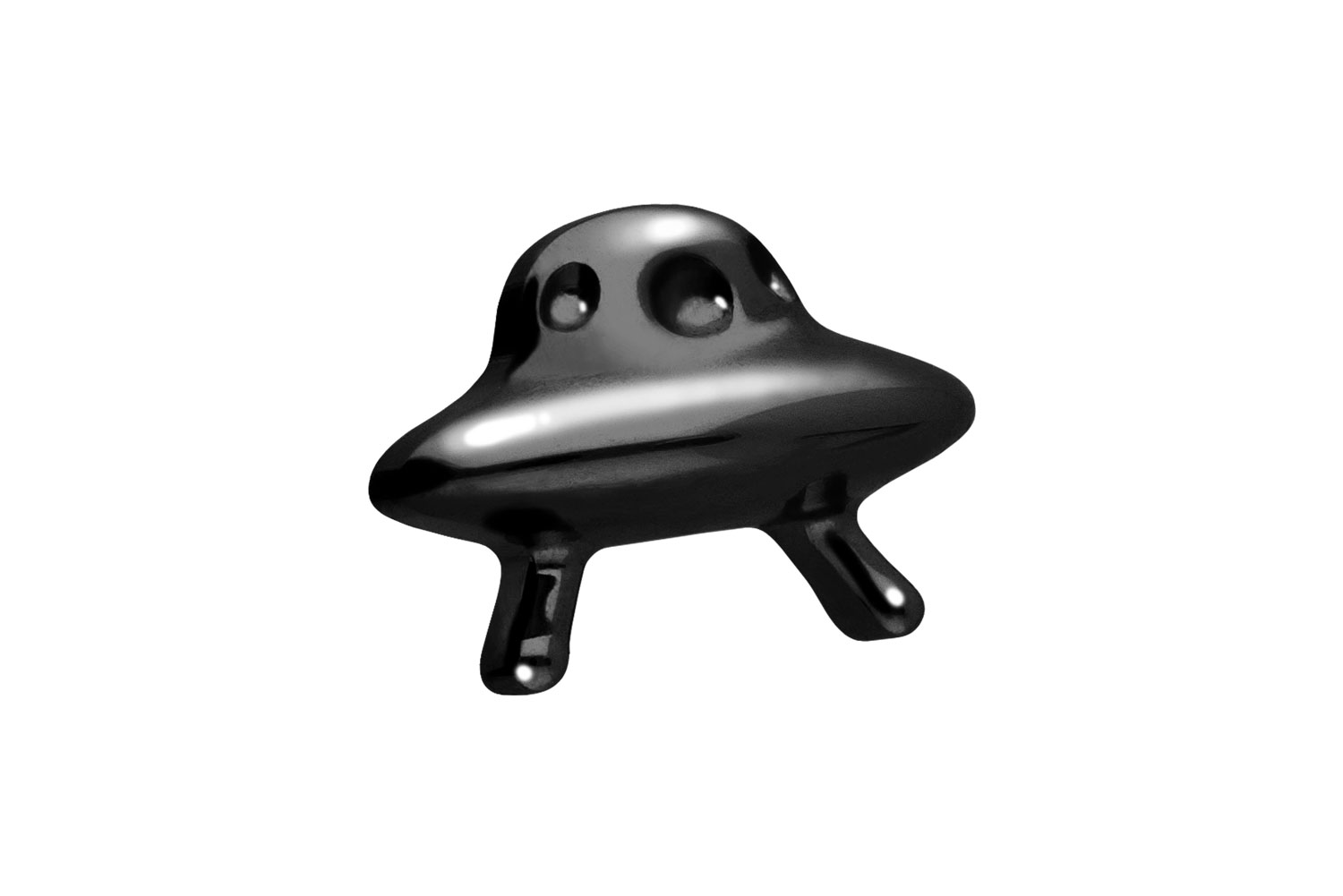 Titanium screw-in attachment with external thread UFO