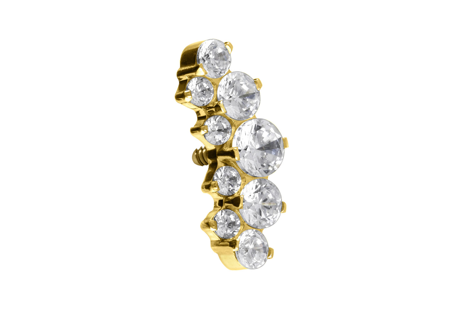 Titanium screw-in attachment with external thread CRYSTAL ARCH