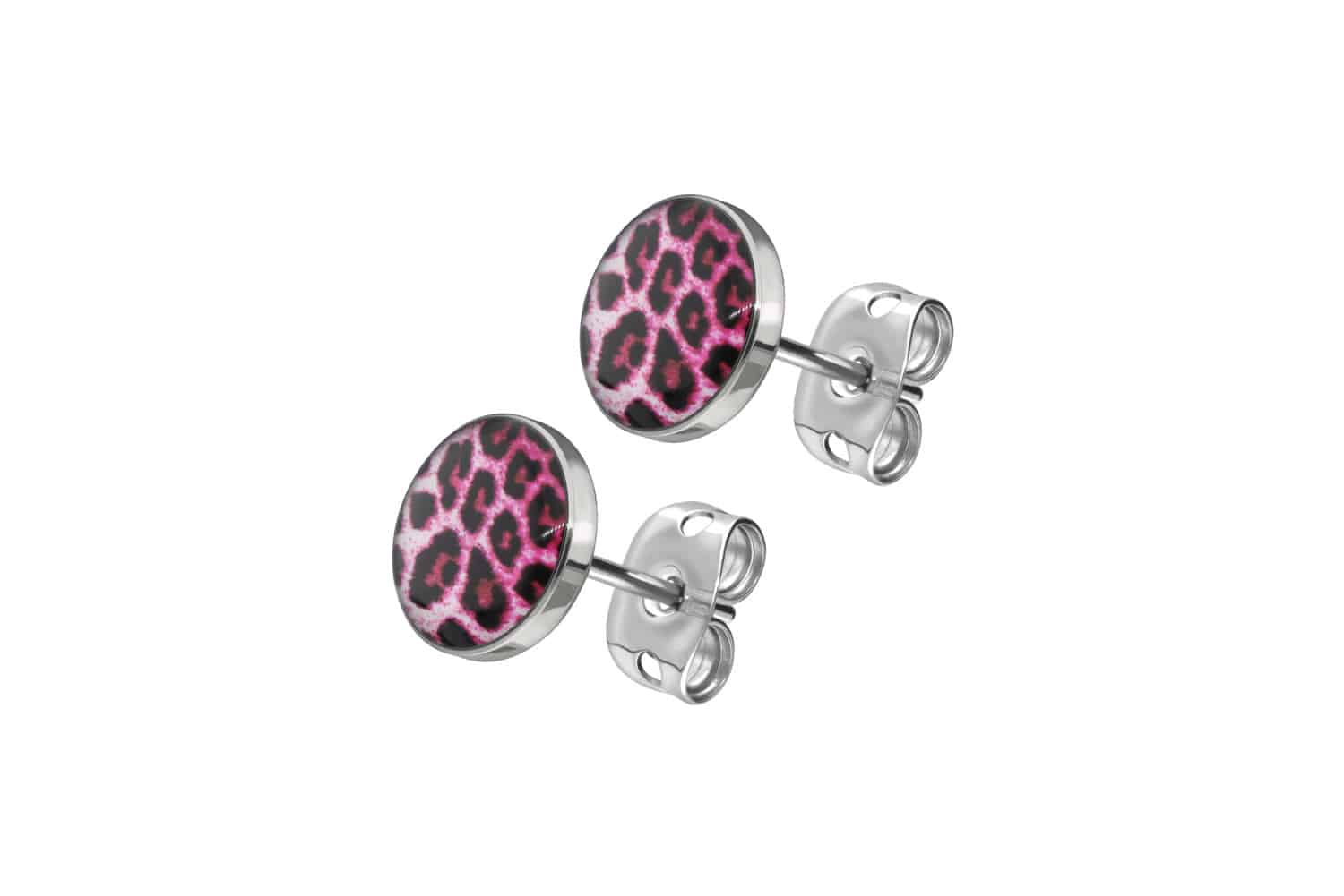Chirurgenstahl Ohrstecker LEOPARD