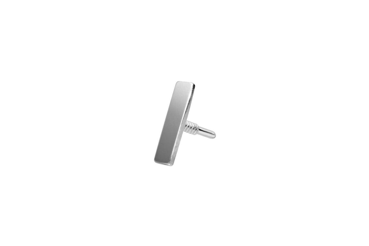 14 carat gold screw-in attachment with external thread BAR