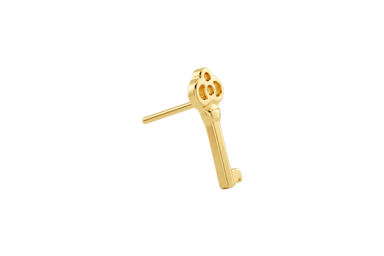 Titanium attachment with push pin KEY
