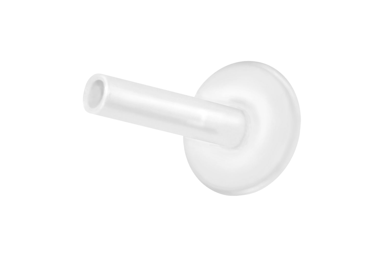 PTFE labret with internal thread without ball