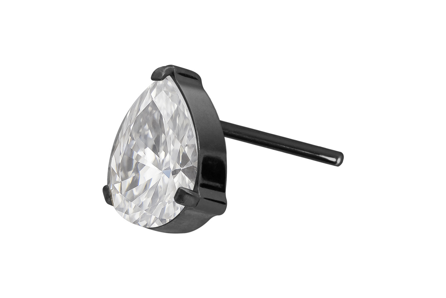 Titan Aufsatz mit Push Pin KRISTALLTROPFEN