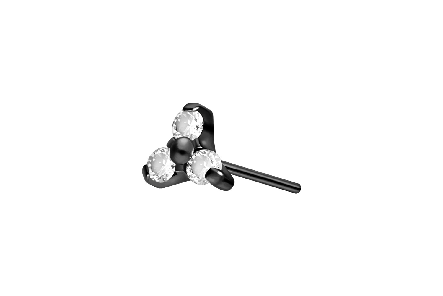 Titan Aufsatz mit Push Pin KRISTALLBLUME