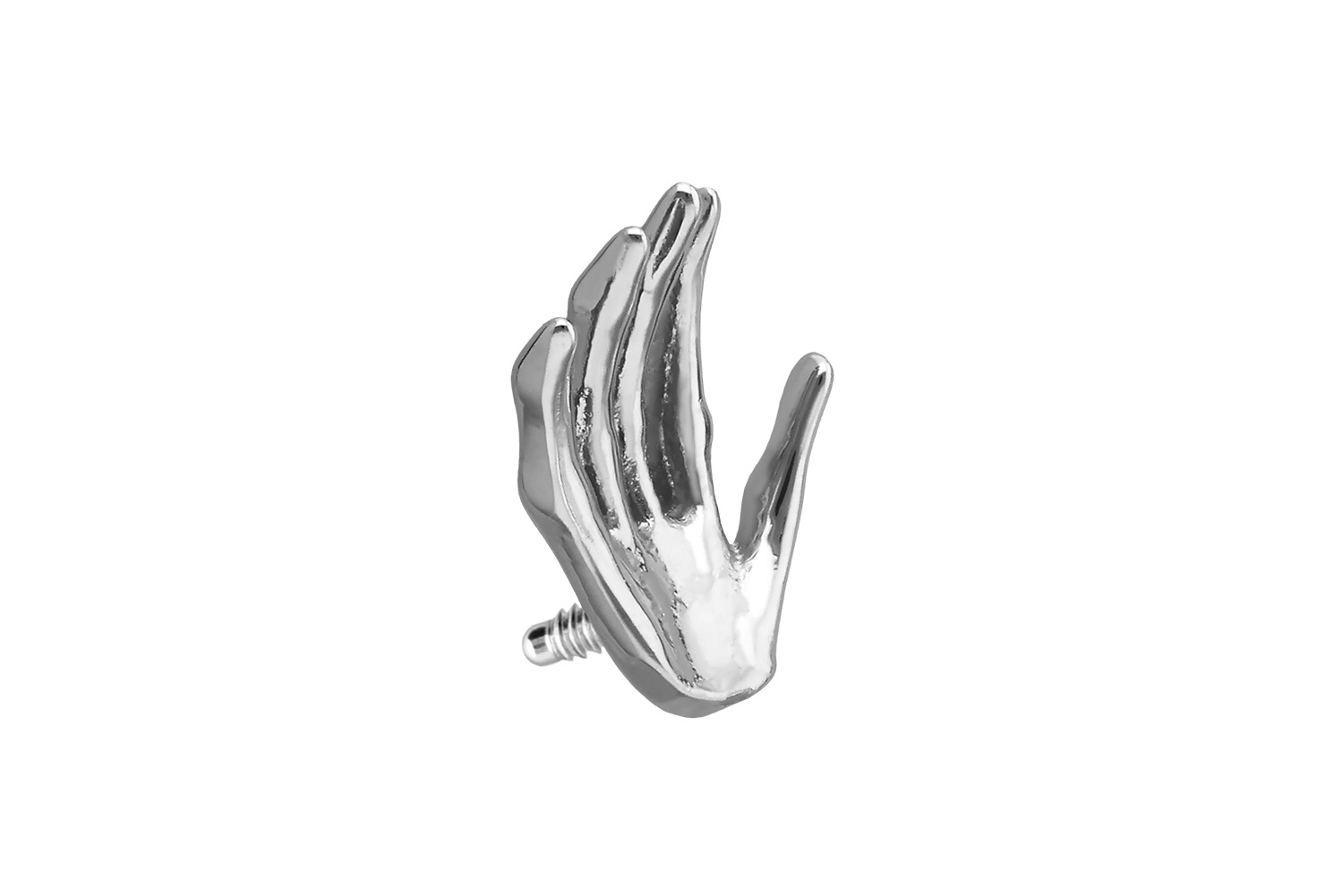 Titanium screw-in attachment with external thread SKELETON HAND