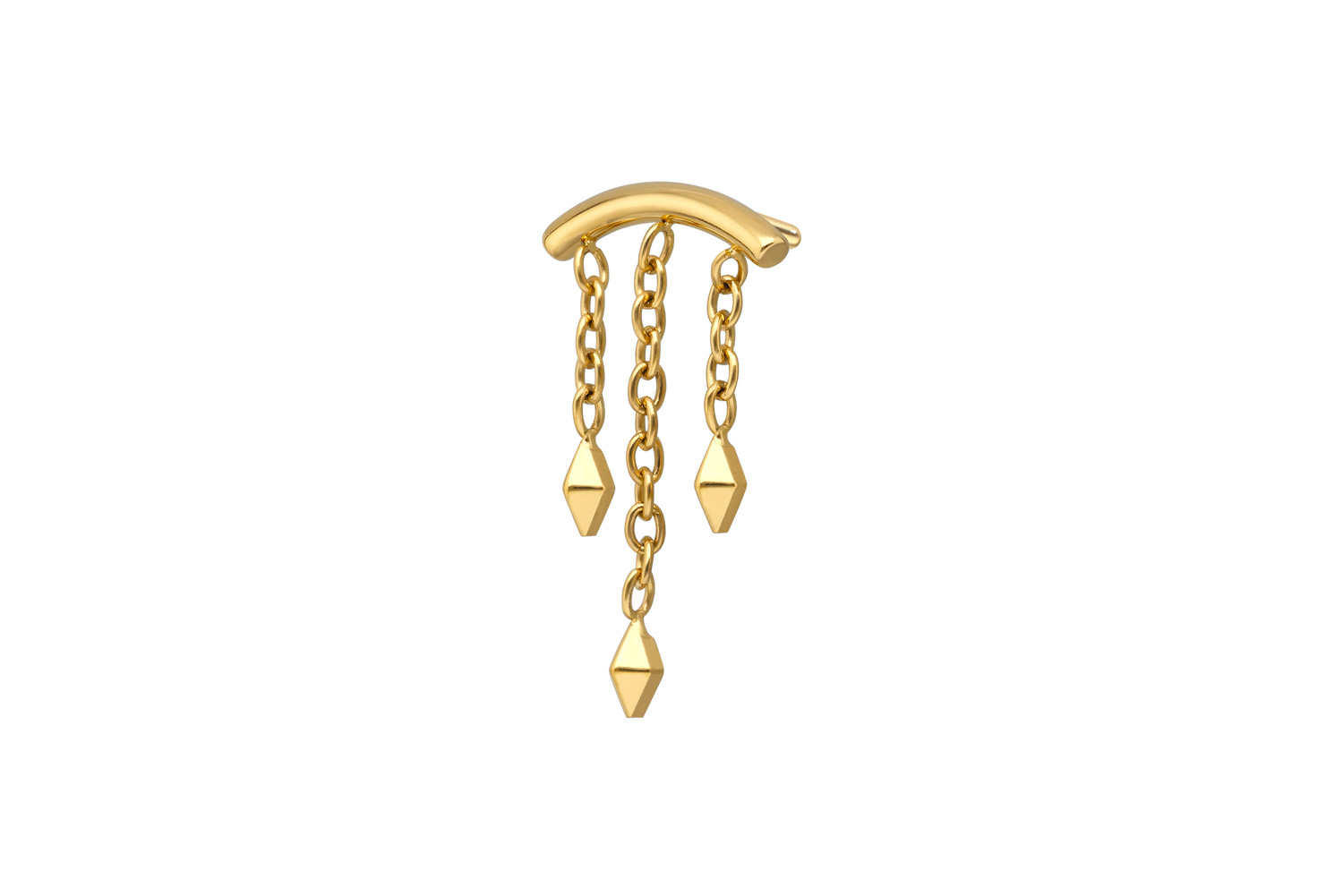 Titanium attachment with push pin WIND CHIME