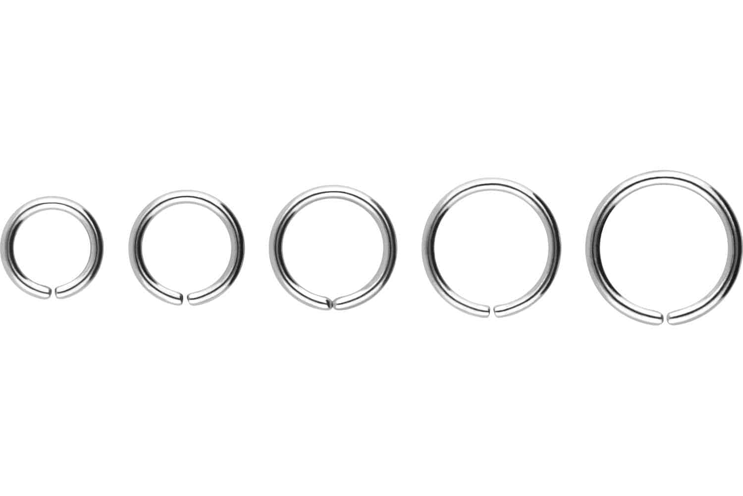 Surgical steel o-ring - bendable