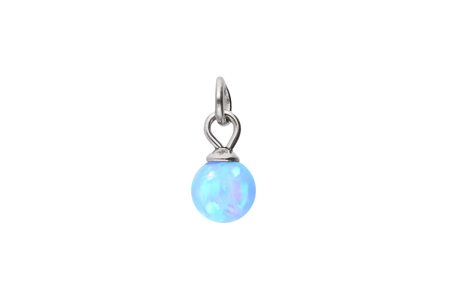 Chirurgenstahl Anhänger für Clicker SYNTHETISCHER OPAL