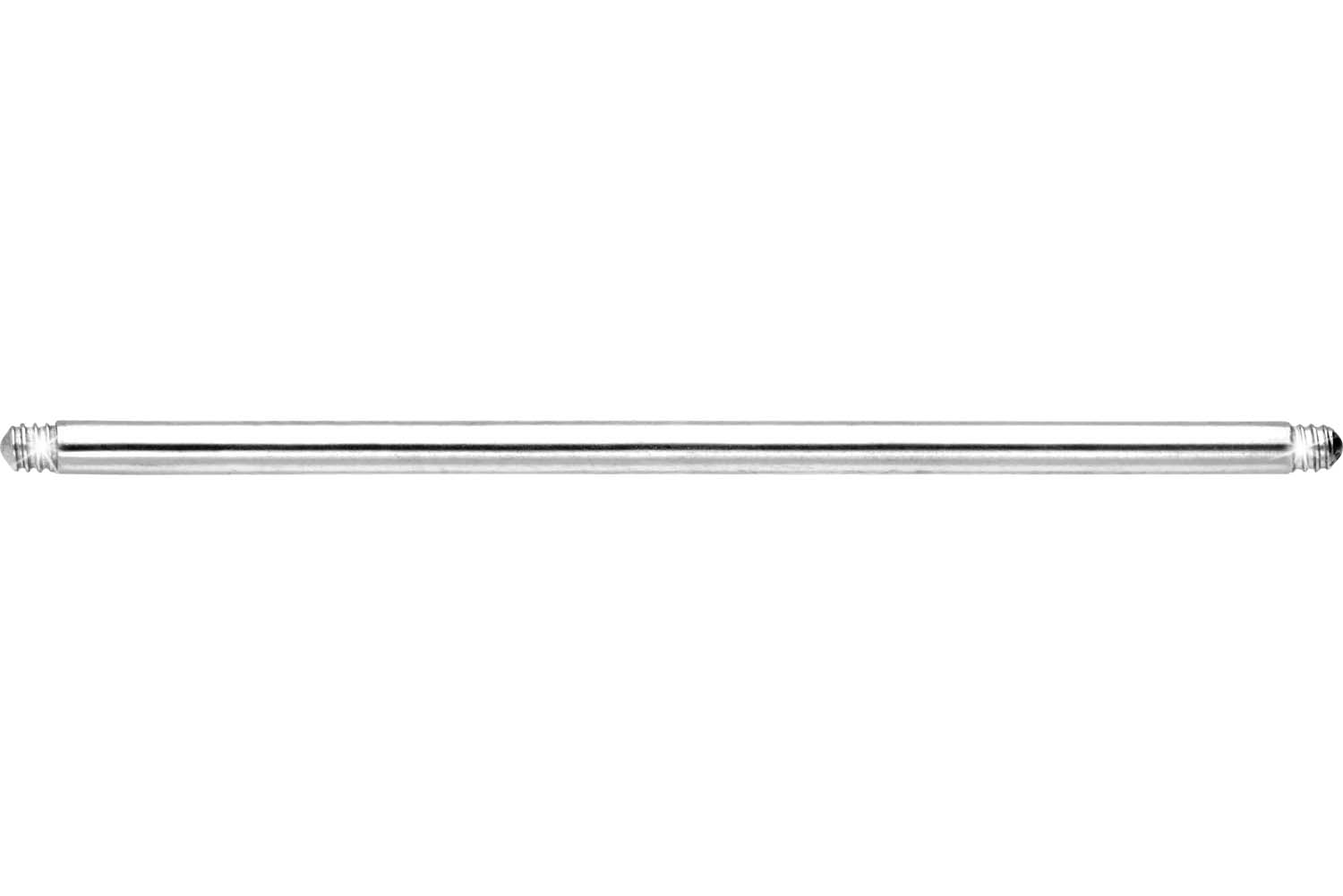 Titanium barbell without balls