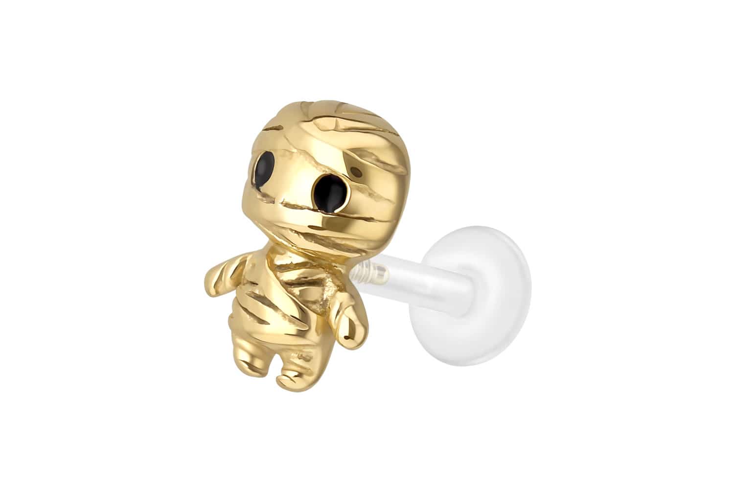 PTFE labret with internal thread + titanium attachment MUMMY