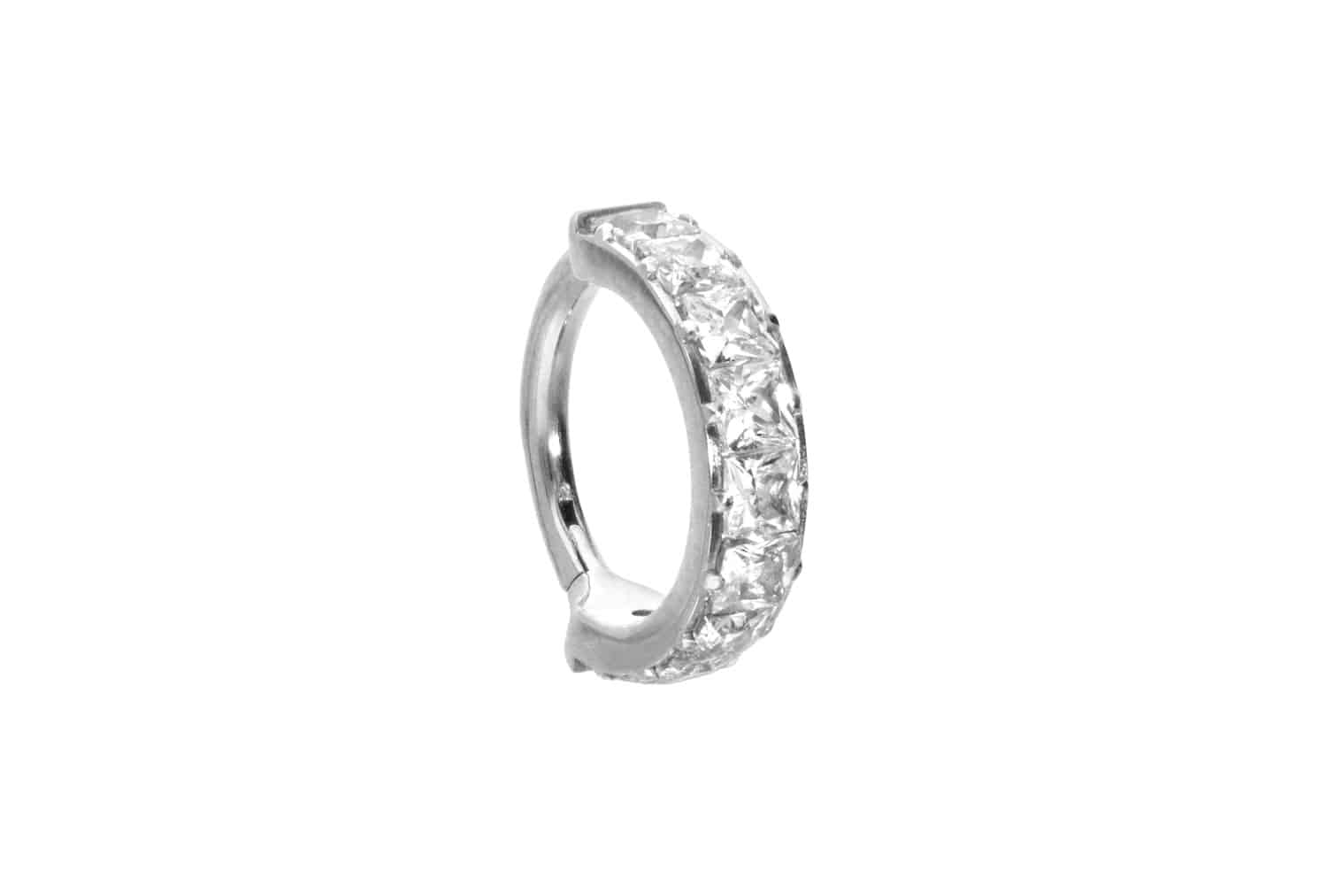 Titan Segmentring Clicker EINGEFASSTE KRISTALLE