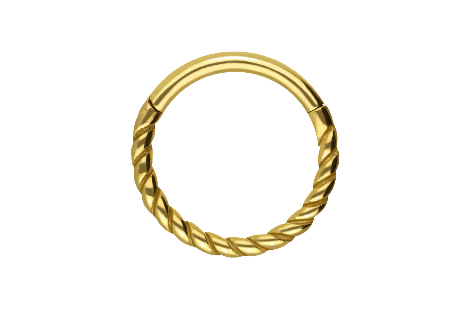 Chirurgenstahl Segmentring Clicker GEDREHT