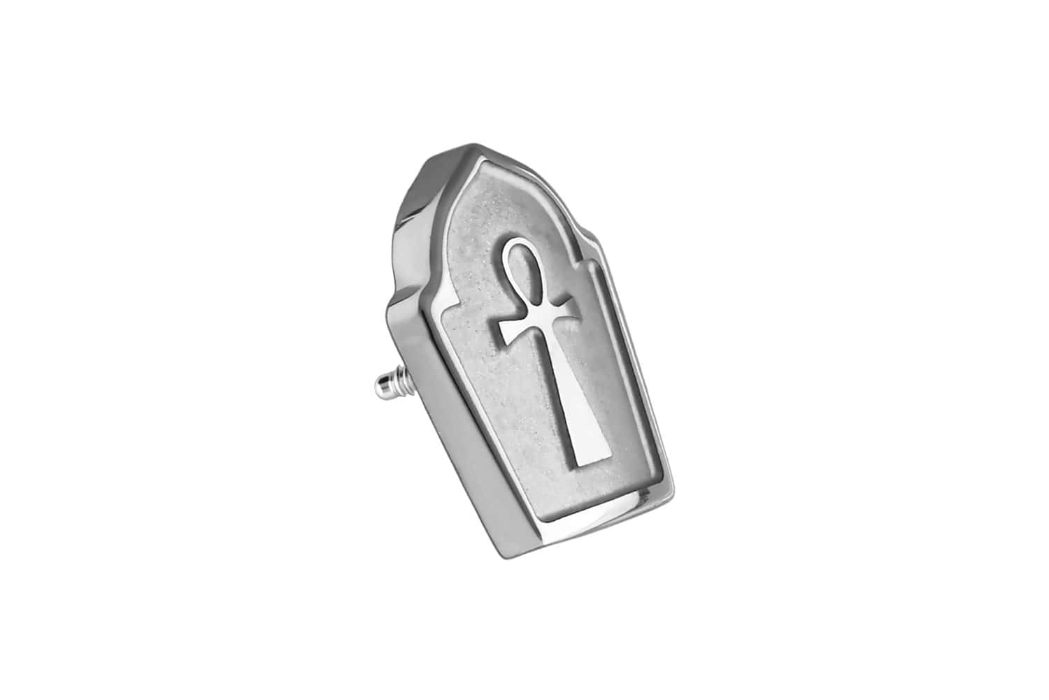 Titanium screw-in attachment with external thread GRAVESTONE