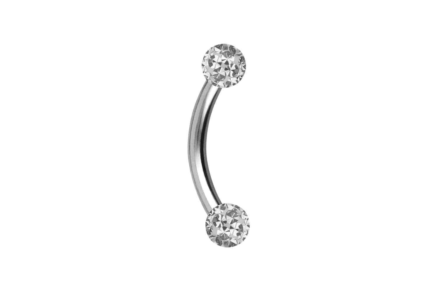 Surgical steel banana EPOXY-BALLS