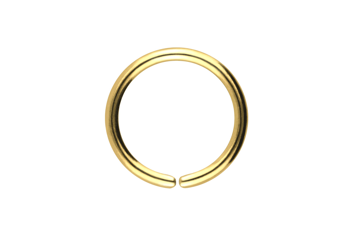 18 carat gold o-ring - bendable