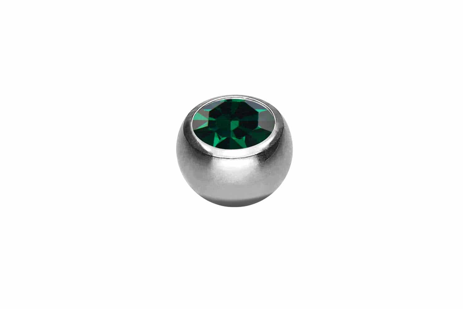 Titanium clip-in ball CRYSTAL