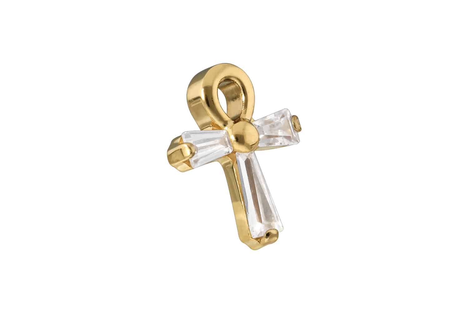 Titanium screw-in attachment with external thread CRYSTAL ANKH