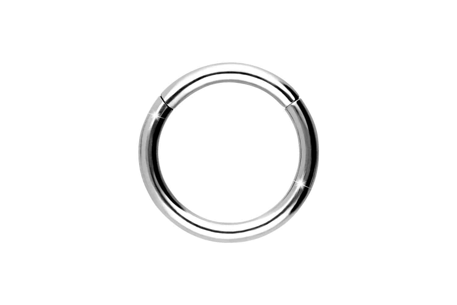 Titanium segment ring clicker