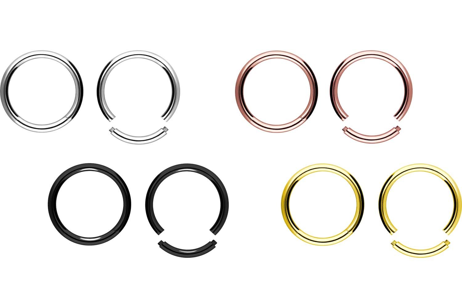 Surgical steel segment ring