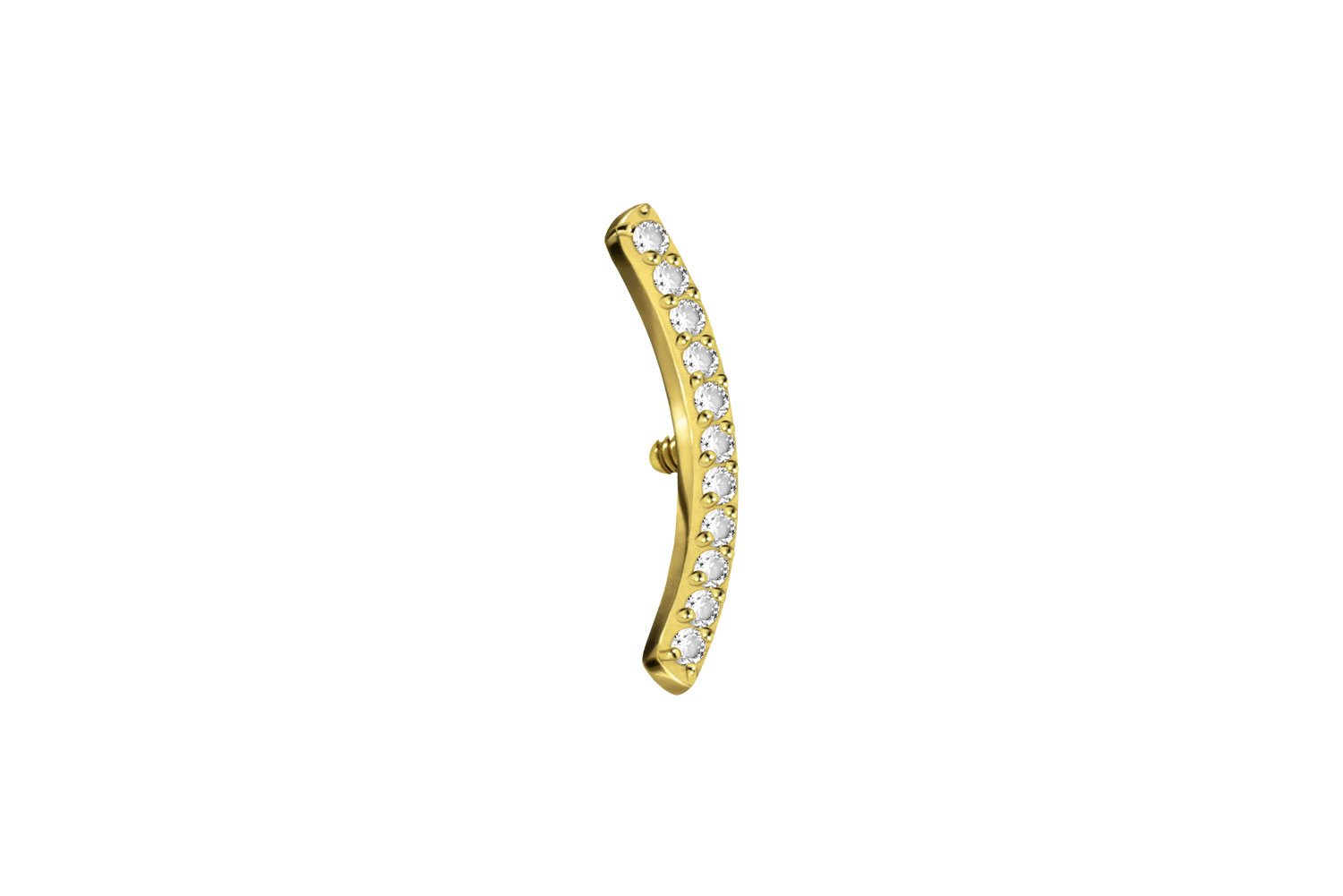 Titanium screw-in attachment with external thread CRYSTAL ARCH ++SALE++