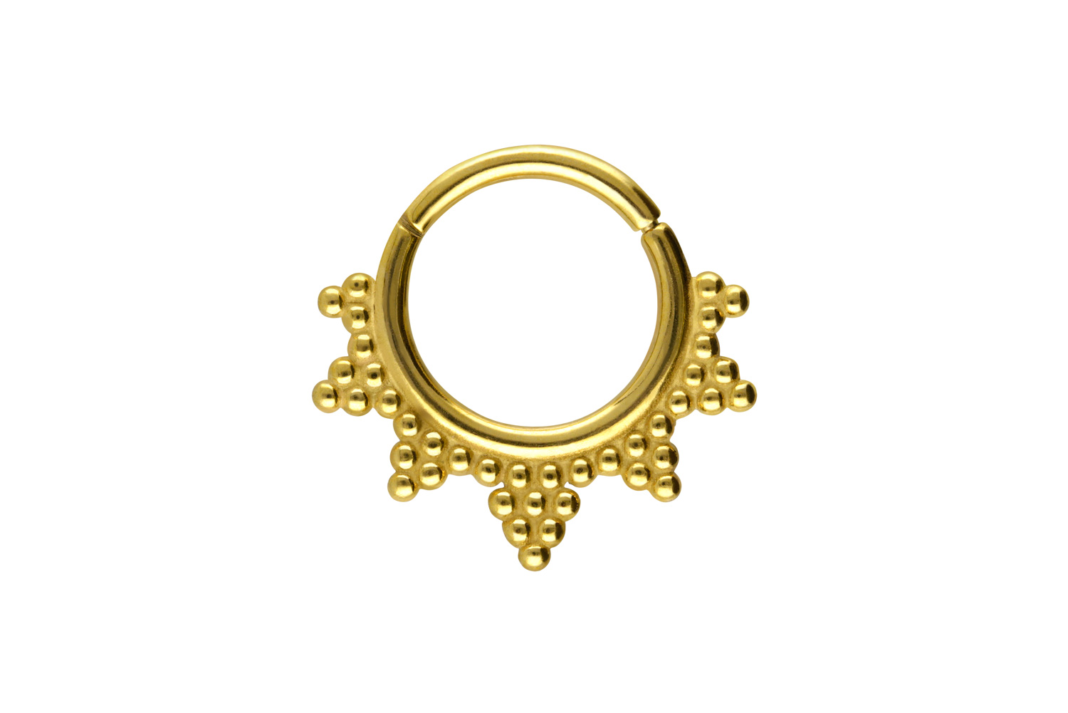 Surgical steel segment ring clicker BALLS