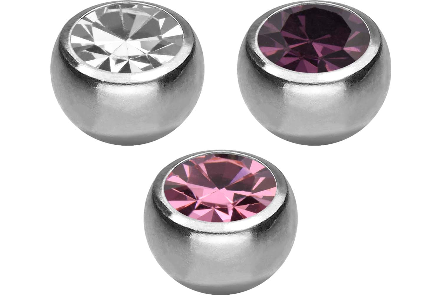 SET Titan Schraubkugel KRISTALL