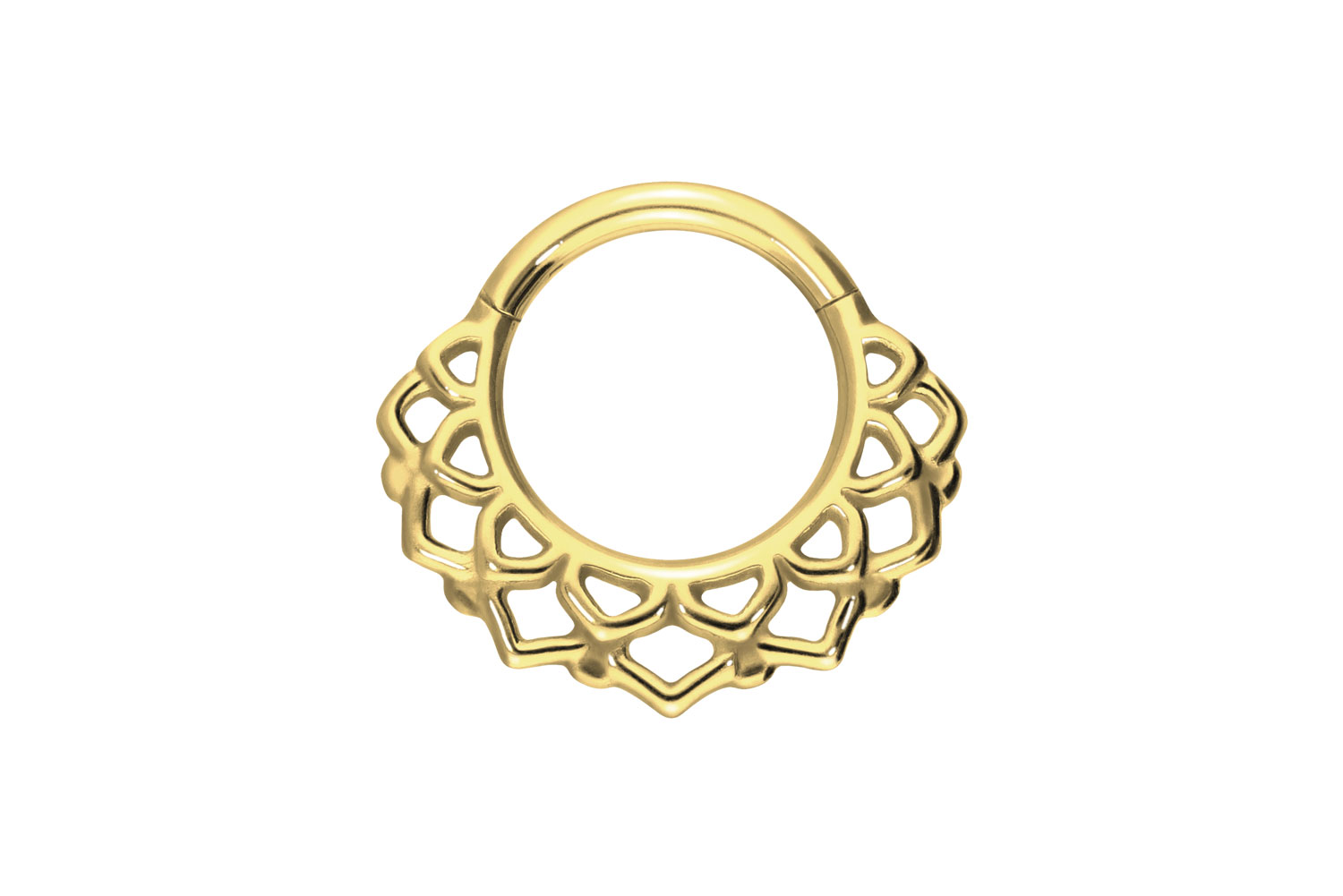 Surgical steel segment ring clicker ORIENTAL DESIGN Surgical steel segment ring clicker ORIENTAL DESIGN