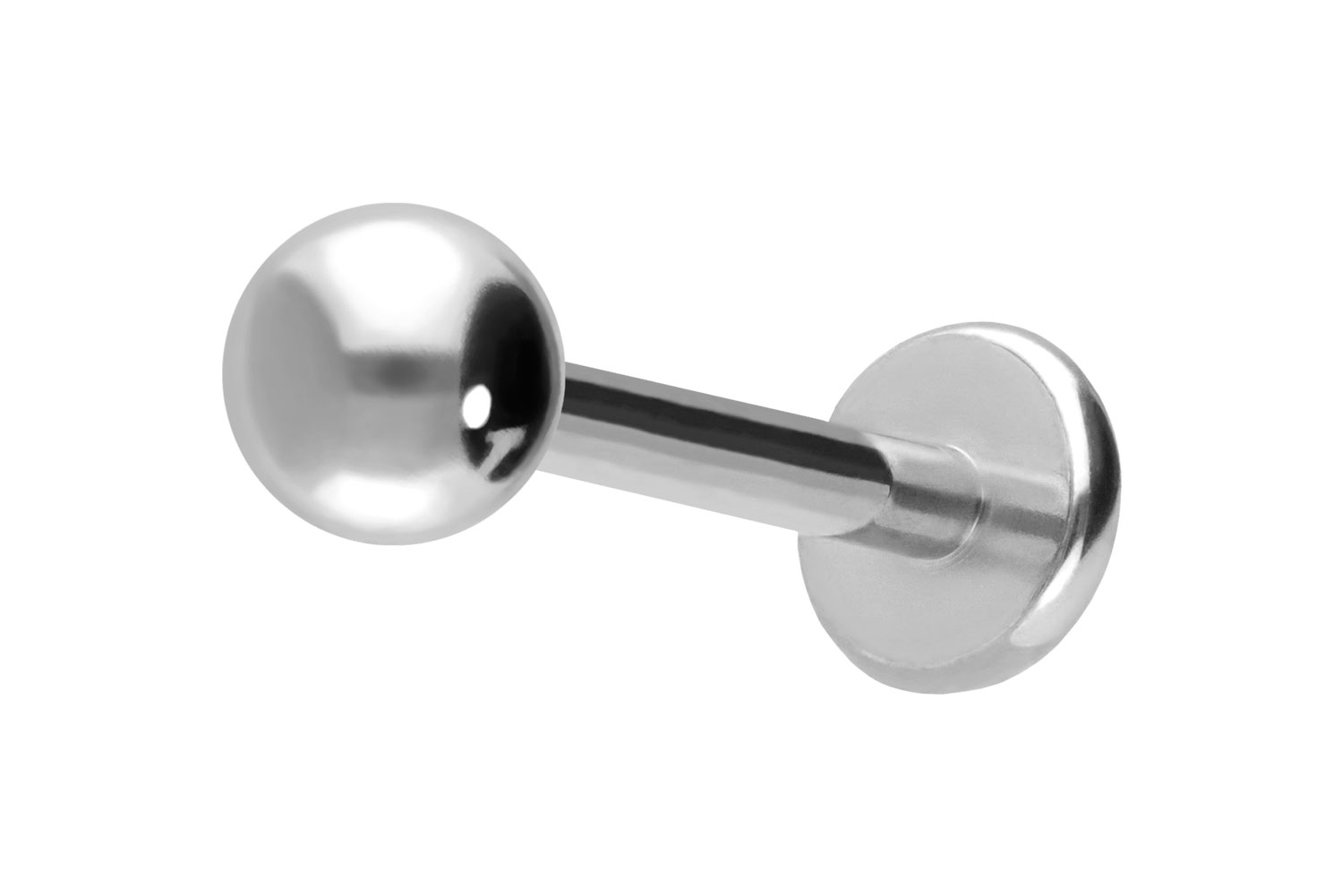 Surgical steel labret