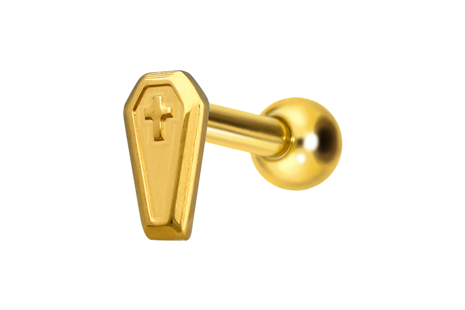 Titan Ohrpiercing mit Innengewinde SARG