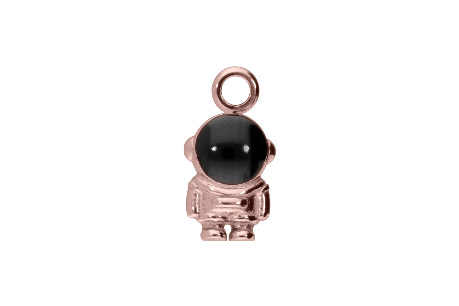 Surgical steel pendant for clickers ASTRONAUT