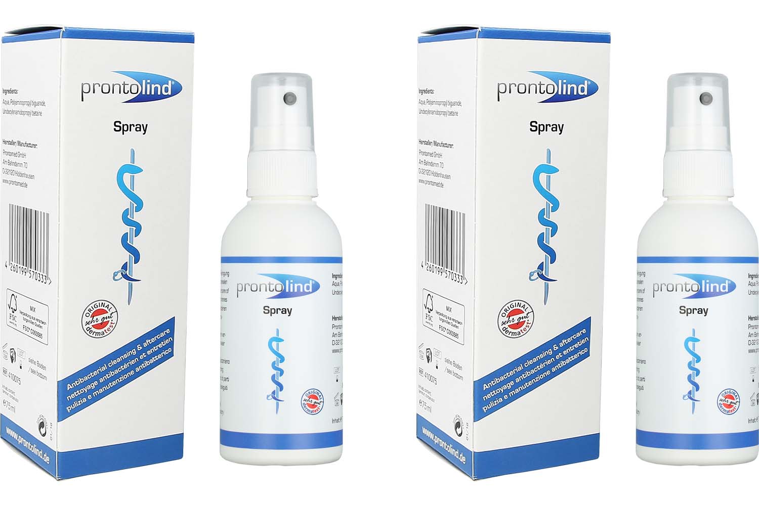 SET ProntoLind Spray 75 ml - 2 Stück