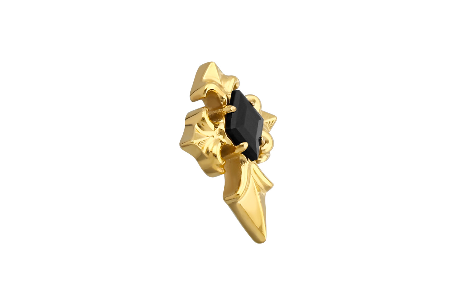 Titanium screw-in attachment with external thread CROSS