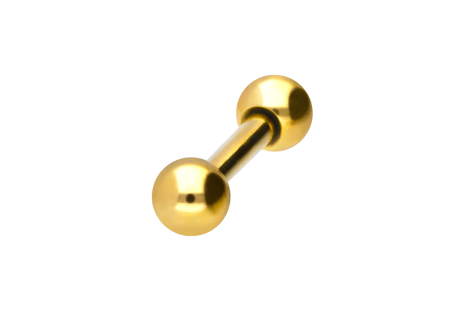 Titanium barbell with internal thread Titanium barbell with internal thread