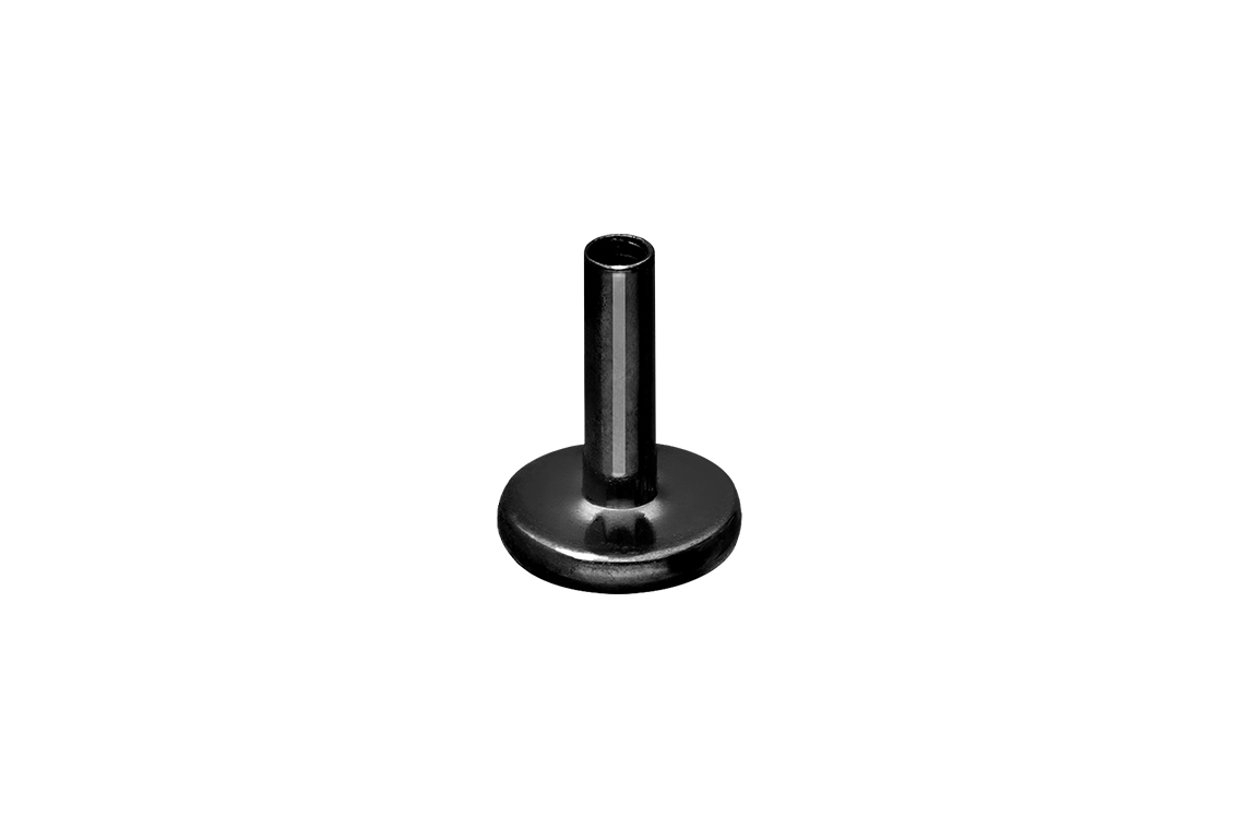 Titan Labret mit Innengewinde ohne Kugel