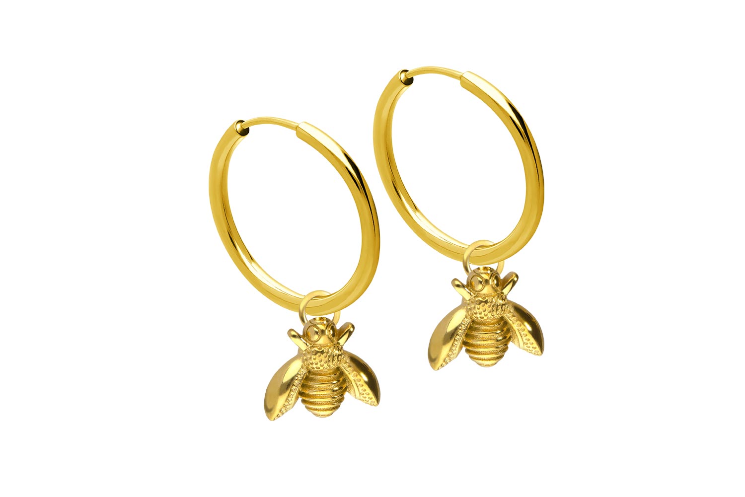 Chirurgenstahl Ohrclicker Creolen BIENE