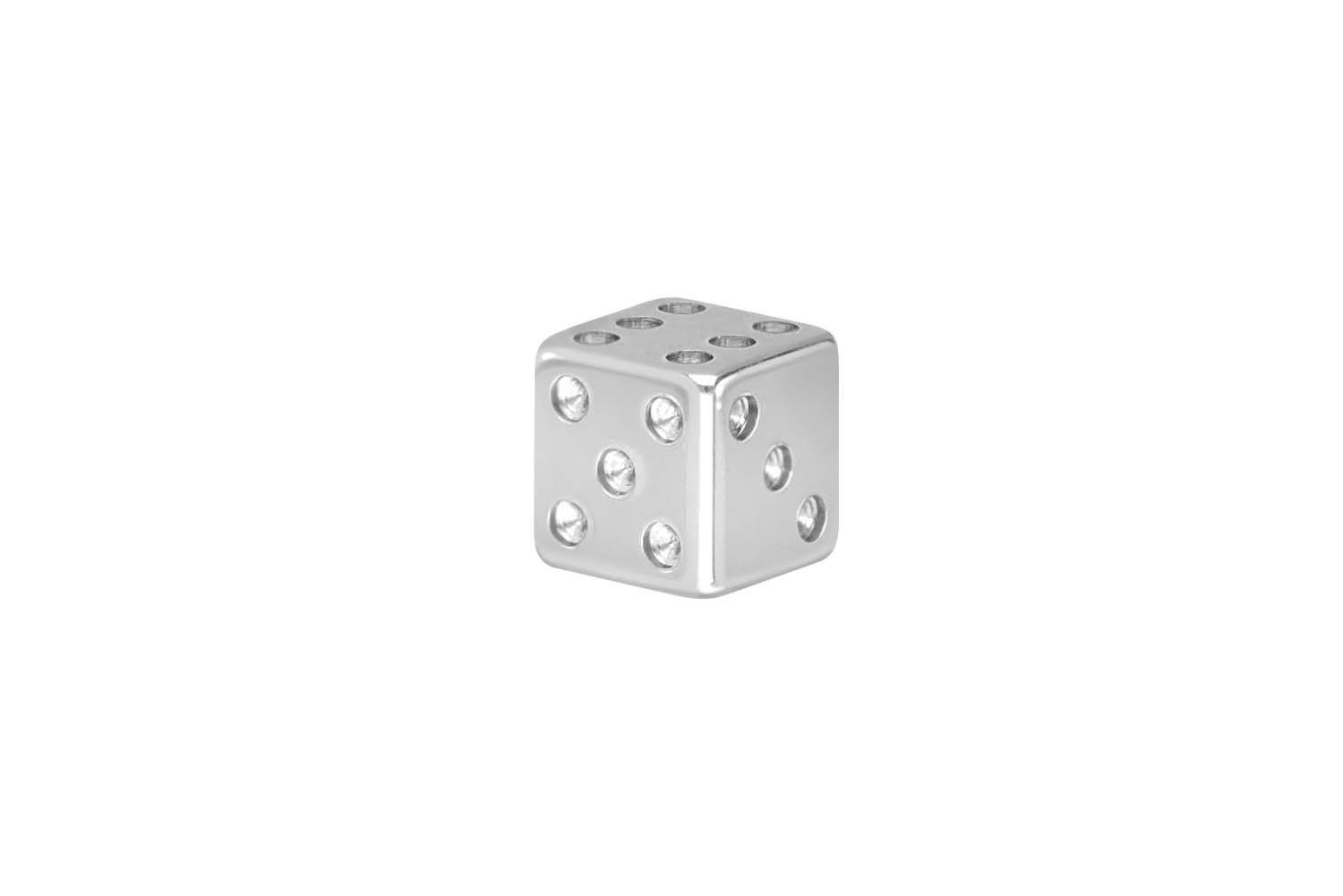 Surgical steel screw-in dice
