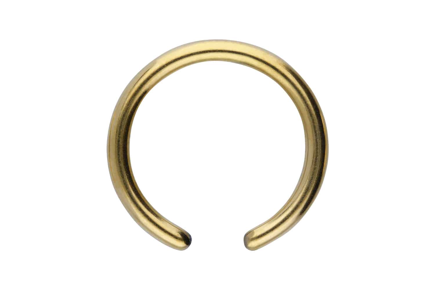 Titanium ball closure ring without ball