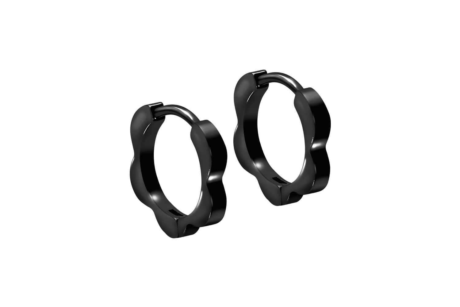 Titan Ohrclicker Creolen BLUMENFORM