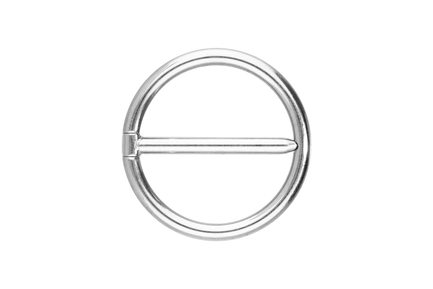 Titanium nipple piercing clicker RING