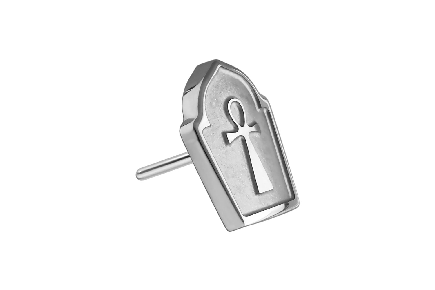 Titanium attachment with push pin GRAVESTONE
