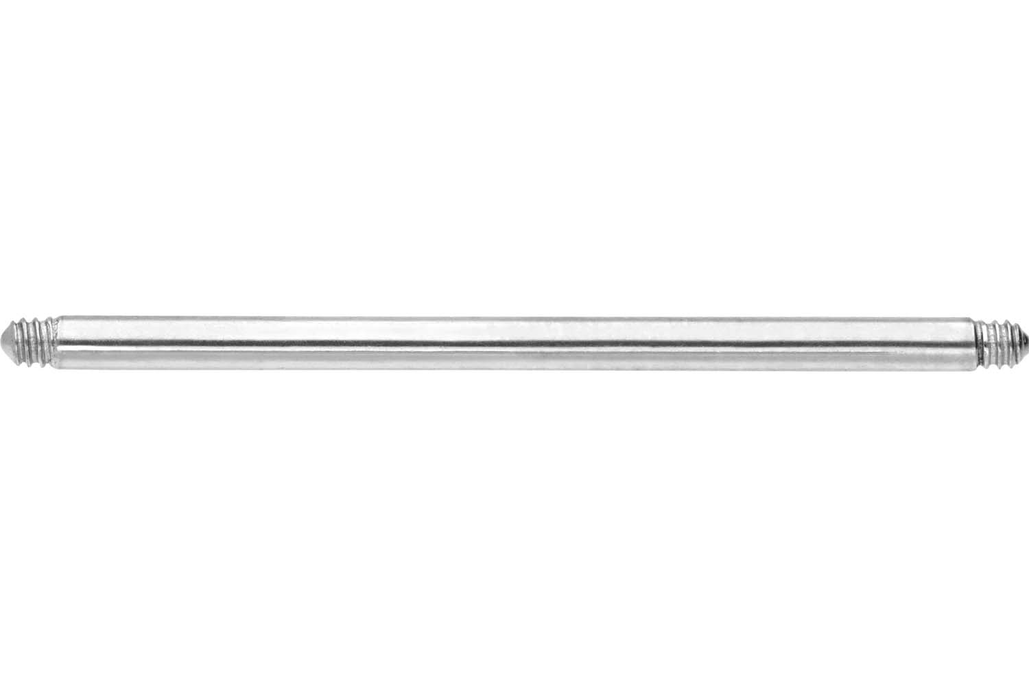 Surgical steel barbell without balls