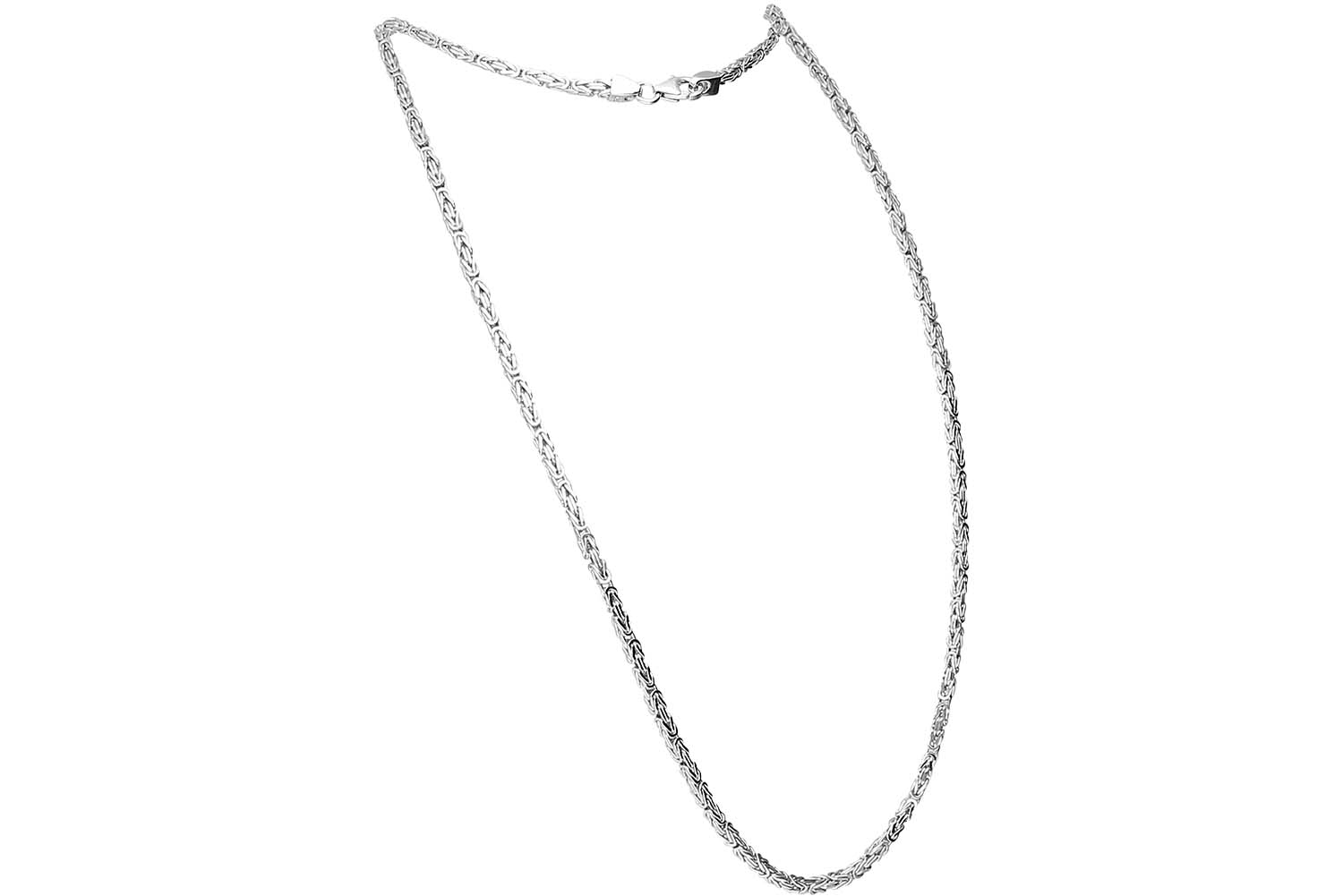 925 silver king chain rhodium-plated / gold-plated