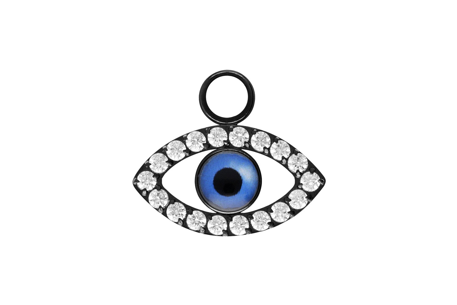 Titanium pendant for clickers EYE