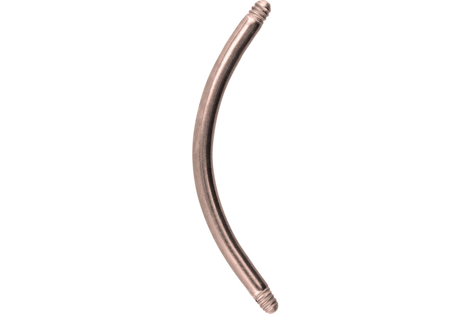 Surgical steel banana without balls