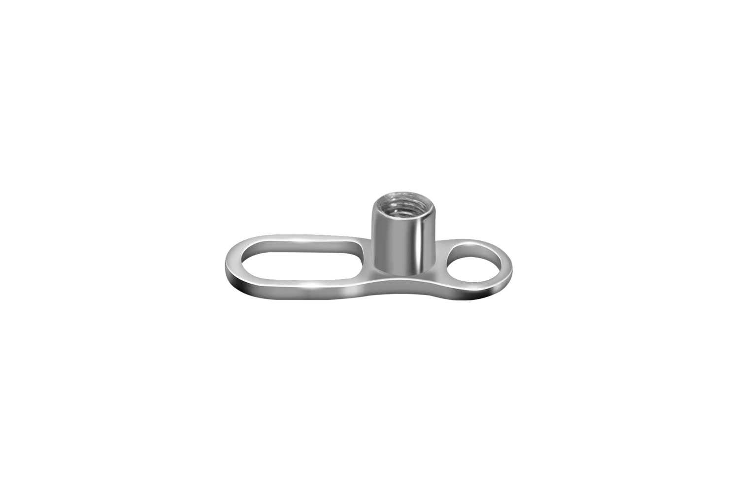 Titanium dermal anchor